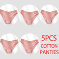 5PCS/Set Women Panties Cotton Underwear Female Panties Solid Color Underpants Sexy Lingerie Pantys for Woman Briefs Intimates