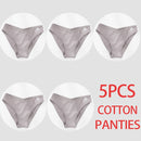5PCS/Set Women Panties Cotton Underwear Female Panties Solid Color Underpants Sexy Lingerie Pantys for Woman Briefs Intimates