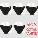 5PCS/Set Women Panties Cotton Underwear Female Panties Solid Color Underpants Sexy Lingerie Pantys for Woman Briefs Intimates