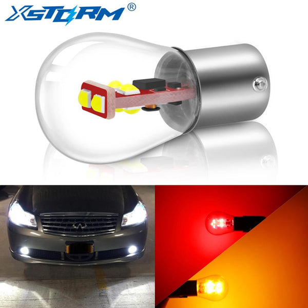 1156 BA15S P21W Led Bulbs 1157 BAY15D P21/5W Led BA15D BAU15S PY21W Ampoule Car Turn Signal Lamp Red White Yellow Auto Light 12V