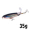 1 Pcs 10cm/14cm Topwater Fishing Lure Whopper Popper Artificial Bait Hard Plopper Soft Rotating Tail Fishing Tackle Fishing Bait