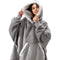 Women Oversized Hoodie Sweatshirt Winter Fleece Giant TV Blanket With Sleeves Hoodies Sweatshirts Women Clothes Moletom Feminino
