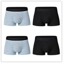 4 pcs/lot Large Loose men underwear Male Panties Cotton UnderPants Men Boxers   Big Yards Men's Panties Plus Size 4XL 5XL 6XL