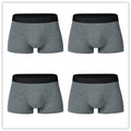 4 pcs/lot Large Loose men underwear Male Panties Cotton UnderPants Men Boxers   Big Yards Men's Panties Plus Size 4XL 5XL 6XL