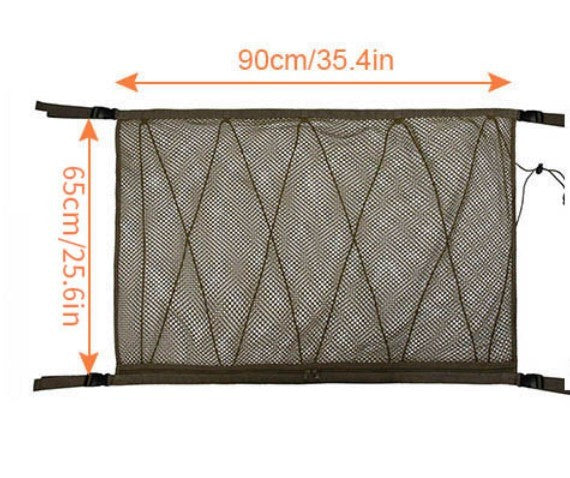 Portable Car Ceiling Storage Net Pocket Roof Interior Cargo Net Bag Car Trunk Storage Pouch Sundries Storage Organizer