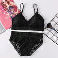 Women Lace Bra Sets Seamless Underwear Backless Vest Sexy Panties Padded Bralette Lingerie Ultrathin Briefs Female Intimates #F