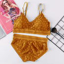 Women Lace Bra Sets Seamless Underwear Backless Vest Sexy Panties Padded Bralette Lingerie Ultrathin Briefs Female Intimates