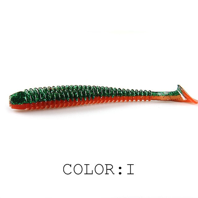 Supercontinent Impact Ring Shad Fishing Lure Soft 63mm 80mm 97mm Plastics Baits Swimbait Jigging Lure Artificial Baits