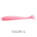 Supercontinent Impact Ring Shad Fishing Lure Soft 63mm 80mm 97mm Plastics Baits Swimbait Jigging Lure Artificial Baits