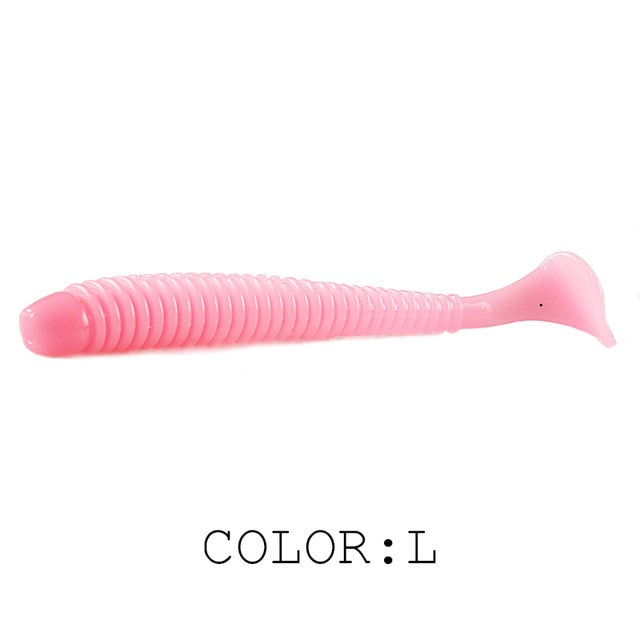 Supercontinent Impact Ring Shad Fishing Lure Soft 63mm 80mm 97mm Plastics Baits Swimbait Jigging Lure Artificial Baits