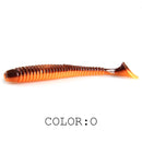 Supercontinent Impact Ring Shad Fishing Lure Soft 63mm 80mm 97mm Plastics Baits Swimbait Jigging Lure Artificial Baits