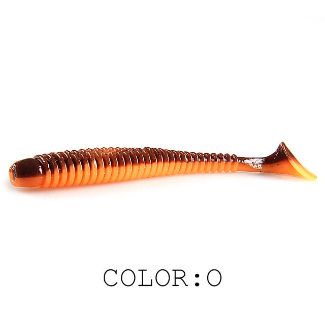 Supercontinent Impact Ring Shad Fishing Lure Soft 63mm 80mm 97mm Plastics Baits Swimbait Jigging Lure Artificial Baits