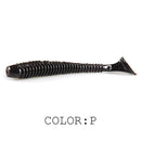 Supercontinent Impact Ring Shad Fishing Lure Soft 63mm 80mm 97mm Plastics Baits Swimbait Jigging Lure Artificial Baits