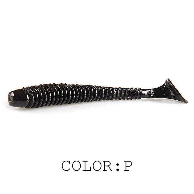 Supercontinent Impact Ring Shad Fishing Lure Soft 63mm 80mm 97mm Plastics Baits Swimbait Jigging Lure Artificial Baits