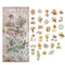 60pcs/pack Flowers Stickers for Decoration DIY Diary Album Planner  Stickers Stationery Sticker School Supplies