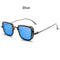 2020 Fashion Square Metal Men Sunglasses Vintage Anti-reflective Mirror Glasses Classic Design Women Sun Glasses Uv400