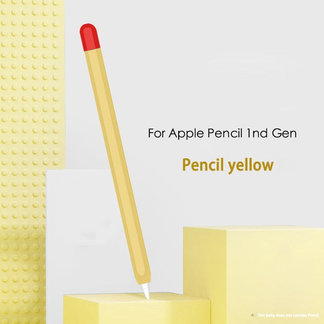Soft Silicone Apple Pencil Cases For iPad Tablet Touch Pen Stylus Protective Sleeve Cover Anti-lost For iPad Pencil Accessories