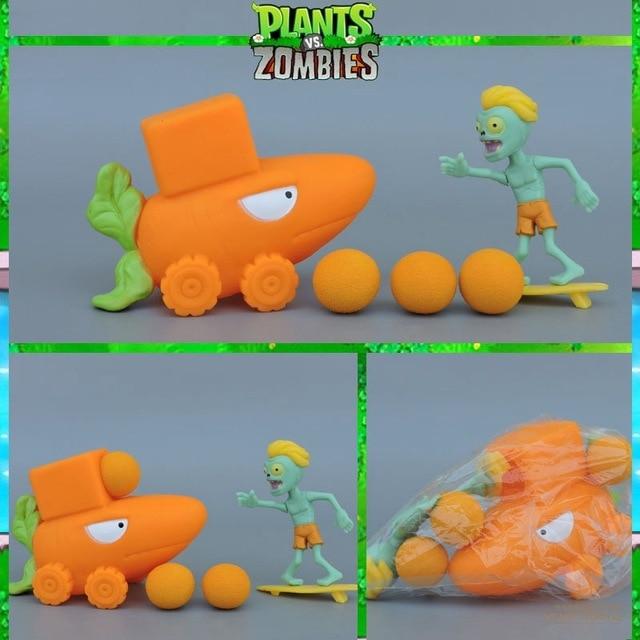 2019 PVZ Plants vs Zombies Peashooter Action anime Figure Model Toy Gifts Toys For Children High Quality Launch Squishy Plants