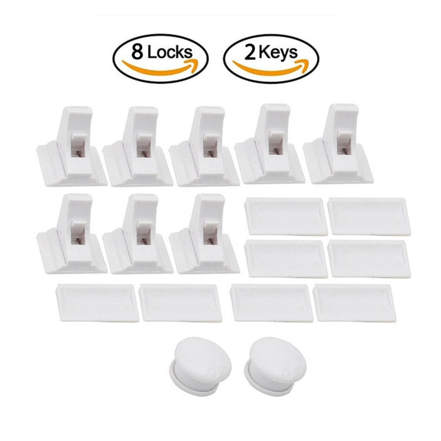 Magnetic Child Lock Children Protection Baby Safety Lock Drawer Latch Cabinet Door Lock Limiter Children Security Locks