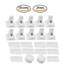 Magnetic Child Lock Children Protection Baby Safety Lock Drawer Latch Cabinet Door Lock Limiter Children Security Locks