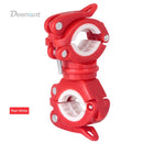Deemount Bicycle Light Bracket Bike Lamp Holder LED Torch Headlight Pump Stand Quick Release Mount 360 Degree Rotatable HLD-211