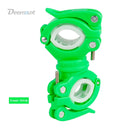 Deemount Bicycle Light Bracket Bike Lamp Holder LED Torch Headlight Pump Stand Quick Release Mount 360 Degree Rotatable HLD-211
