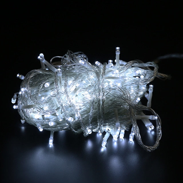 10M 100M Led String Garland Christmas Tree Fairy Light Chain Waterproof Home Garden wedding Party Outdoor Holiday Decoration