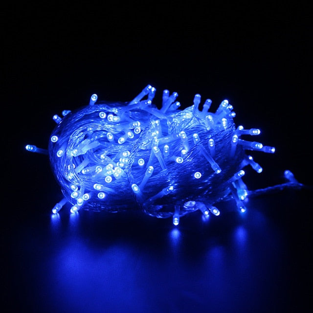 10M 100M Led String Garland Christmas Tree Fairy Light Chain Waterproof Home Garden wedding Party Outdoor Holiday Decoration