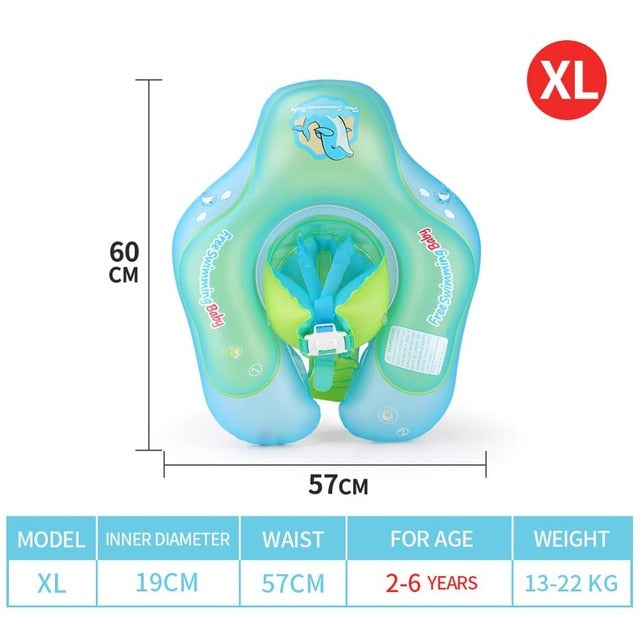 New Upgrades Baby Swimming Float Inflatable Infant Floating Kids Swim Pool Accessories Circle Bathing Summer Toys Toddler Rings
