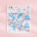 80 pcs/bag Japanese Stationery Stickers Cute Cat Sticky Paper Kawaii PVC Diary Bear sticker For Decoration Diary Scrapbooking