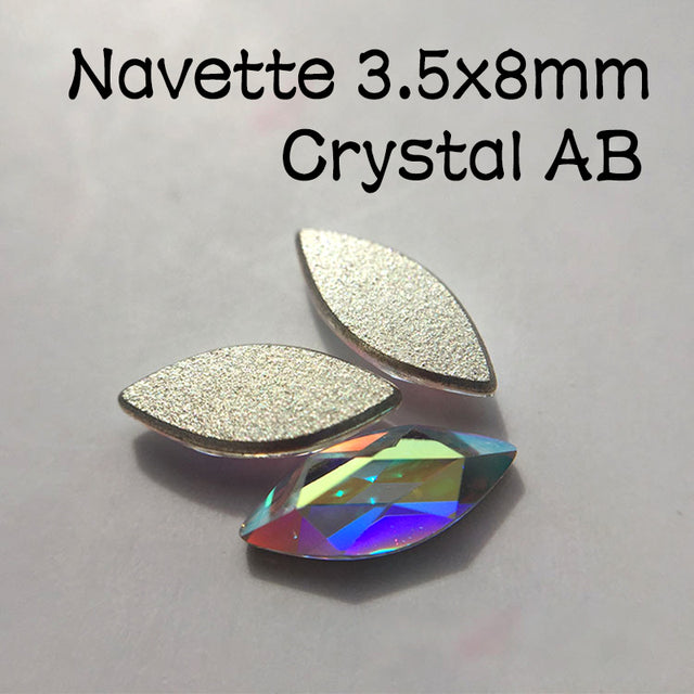 20pcs Marquise Nail Rhinestones Crystals Flatback Glass Stones Manicure Nail Art Decoration Charms Gem Jewelry Accessories