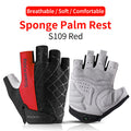 ROCKBROS Cycling Bike Gloves Half Finger Shockproof Breathable MTB Mountain Bicycle Sports Gloves Men Women Cycling Equipment