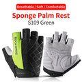 ROCKBROS Cycling Bike Gloves Half Finger Shockproof Breathable MTB Mountain Bicycle Sports Gloves Men Women Cycling Equipment