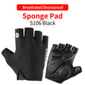 ROCKBROS Cycling Bike Gloves Half Finger Shockproof Breathable MTB Mountain Bicycle Sports Gloves Men Women Cycling Equipment