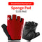 ROCKBROS Cycling Bike Gloves Half Finger Shockproof Breathable MTB Mountain Bicycle Sports Gloves Men Women Cycling Equipment