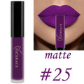 25 color matte liquid lipstick nude lip gloss makeup high pigment lip gloss waterproof lasting moisturizing cosmetics