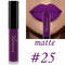 25 color matte liquid lipstick nude lip gloss makeup high pigment lip gloss waterproof lasting moisturizing cosmetics