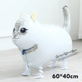 Mixes Walking Animal HELIUM Balloons Cute Cat Dog Panda Dinosaur Tiger pet air Ballons birthday party decorations kids and adult