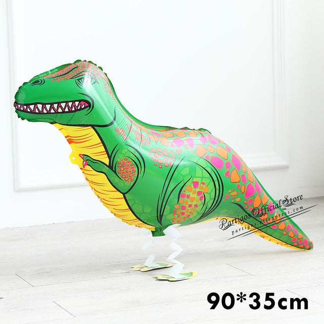 Mixes Walking Animal HELIUM Balloons Cute Cat Dog Panda Dinosaur Tiger pet air Ballons birthday party decorations kids and adult