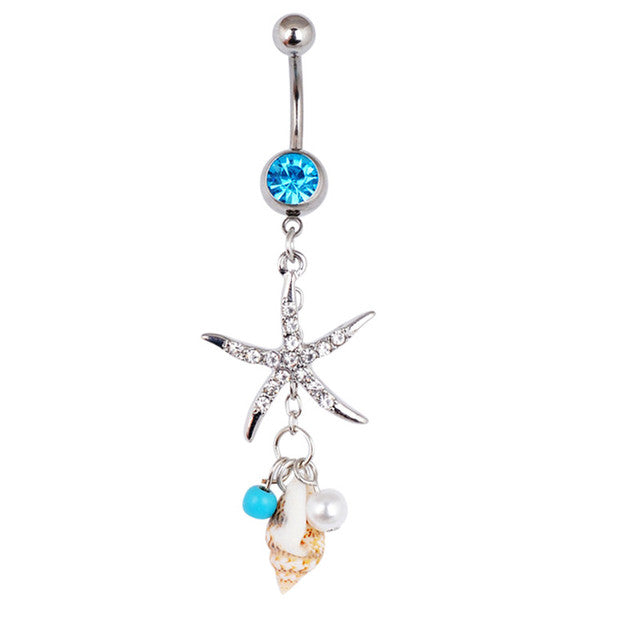 14G 316L surgical steel bar Nickel-free Retail Snake belly button ring fashion lizard lady body piercing navel belly jewelry