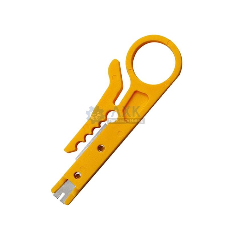 Cable Stripping Wire Cutter Crimping Tool Multi Stripper Knife Crimper Pliers Mini Portable Decrustation Electrical Straight
