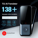 T11 138 Multi Languages Portable Voice Translator, AI 14 Offline Languages Instant Poket Translator Device Two Way Translation