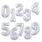 Giant Size 40&42 Inch Blue/Pink Big Number Foil Balloons 0-9 Birthday Wedding Engagement Party Decor Globos Kids Ball Supplies