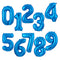 Giant Size 40&42 Inch Blue/Pink Big Number Foil Balloons 0-9 Birthday Wedding Engagement Party Decor Globos Kids Ball Supplies