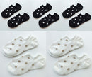 5Pais/Lot Women Socks Short Cotton Aesthetic Novelty Dot Sweet Boat Socks Chaussette Femme Skarpety Kobieta Ankle Sock Woman