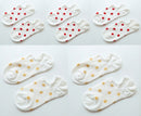 5Pais/Lot Women Socks Short Cotton Aesthetic Novelty Dot Sweet Boat Socks Chaussette Femme Skarpety Kobieta Ankle Sock Woman