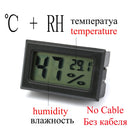Mini Digital Humidity Meter Thermometer Hygrometer Sensor Gauge LCD Temperature Refrigerator Aquarium Monitoring Display Indoor