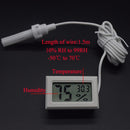 Mini Digital Humidity Meter Thermometer Hygrometer Sensor Gauge LCD Temperature Refrigerator Aquarium Monitoring Display Indoor