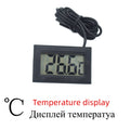 Mini Digital Humidity Meter Thermometer Hygrometer Sensor Gauge LCD Temperature Refrigerator Aquarium Monitoring Display Indoor