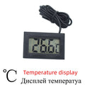 Mini Digital Humidity Meter Thermometer Hygrometer Sensor Gauge LCD Temperature Refrigerator Aquarium Monitoring Display Indoor
